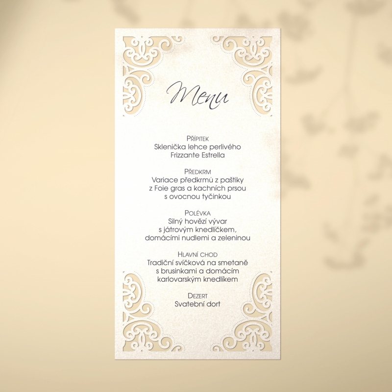 Svatební menu L2163m