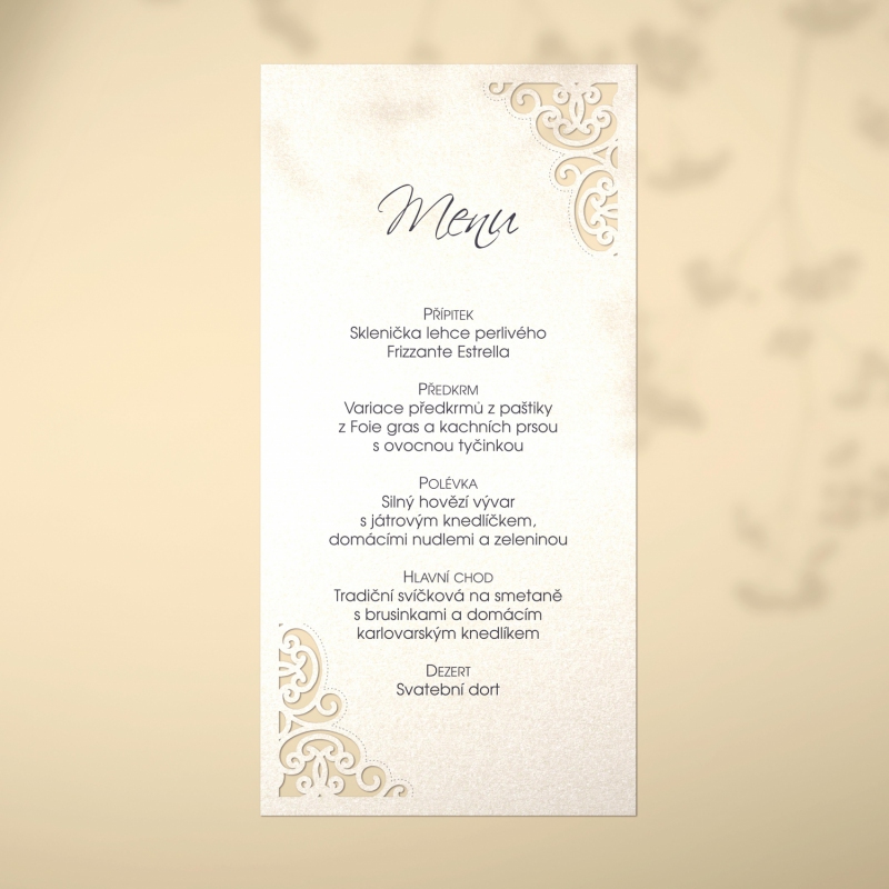 Svatební menu L2164m