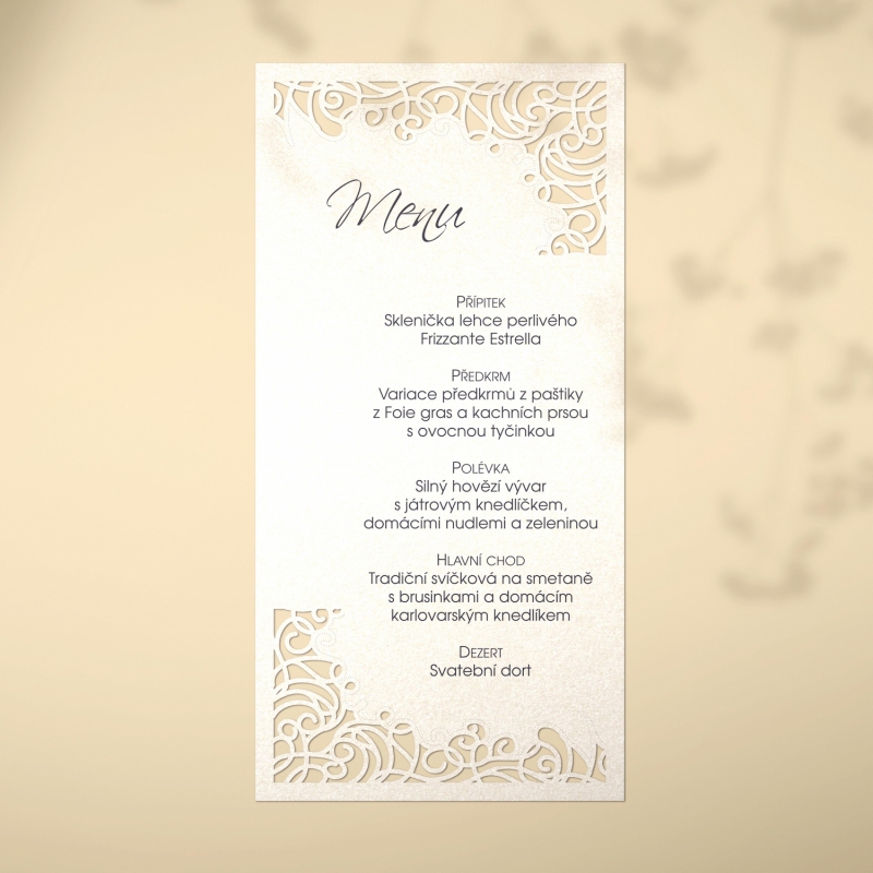 Svatební menu L2205m