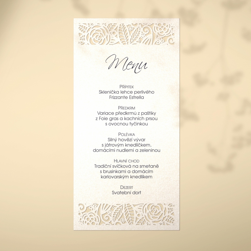 Svatební menu L2225m