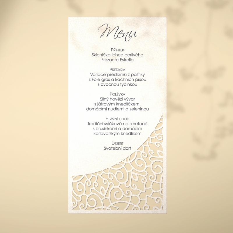 Svatební menu L2233m