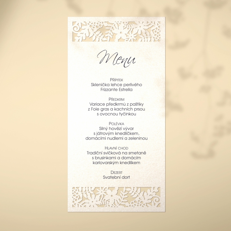 Svatební menu L2234m