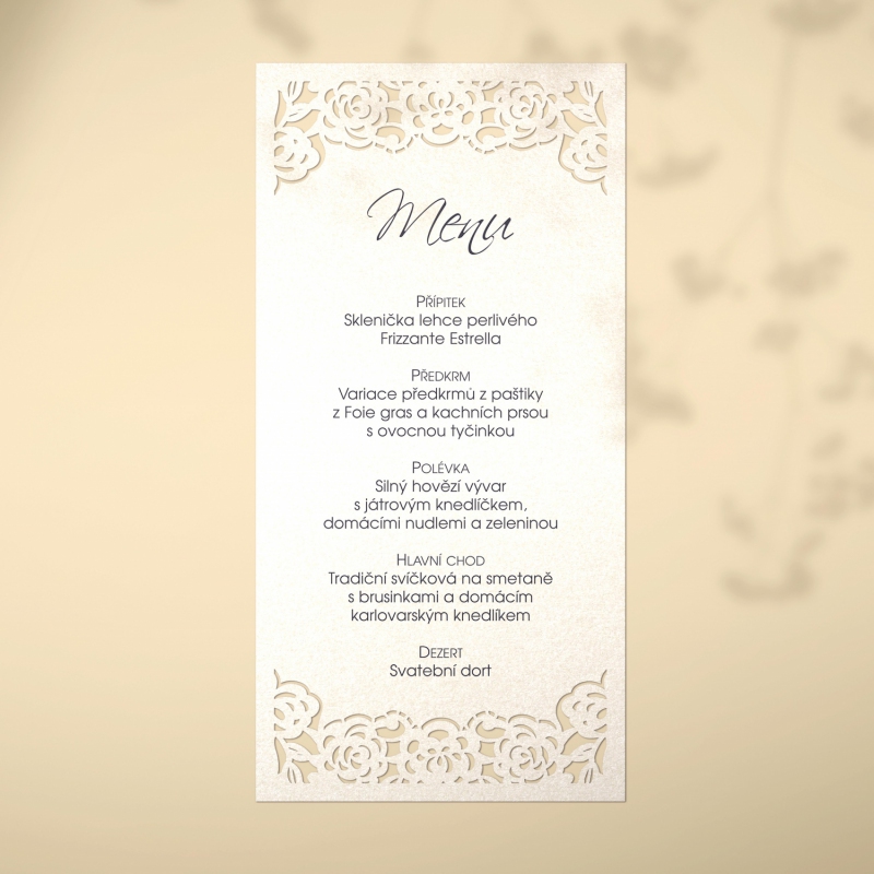 Svatební menu L2236m
