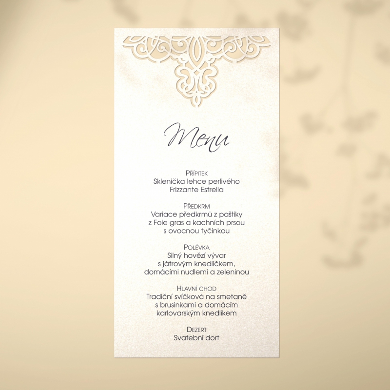 Svatební menu L2240m