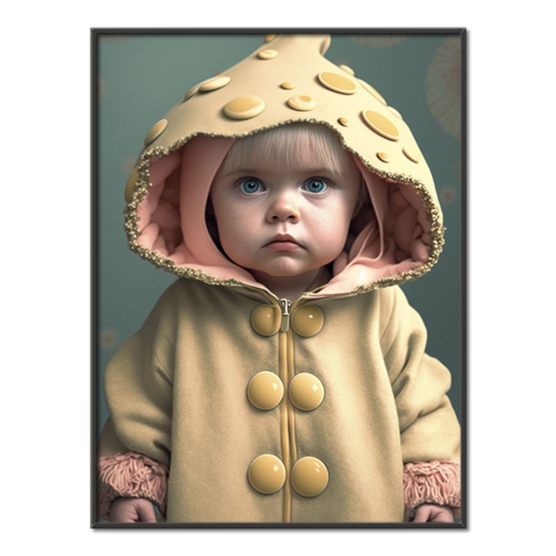 Móda - dítě houba muchomůrka