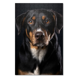 Dřevěné puzzle Entlebucherský salašnický pes realistic