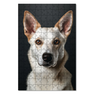 Dřevěné puzzle Kanaánský pes realistic
