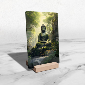 Akrylové sklo buddha v horách