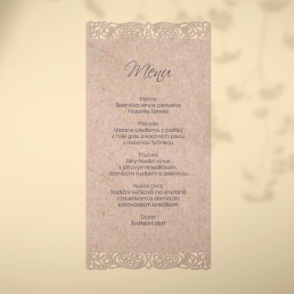 Svatební menu L2162m