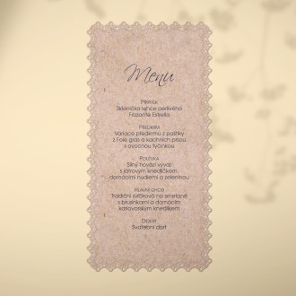 Svatební menu L2227m