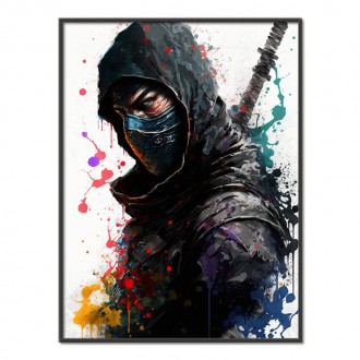 Moderní umění - ninja 1