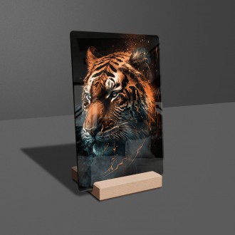Akrylové sklo Hlava tygra