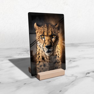 Akrylové sklo Gepard na lovu