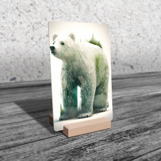 Akrylové sklo Přírodní lední medvěd