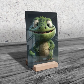 Akrylové sklo Animovaný krokodýl