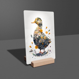 Akrylové sklo Květinová kachna