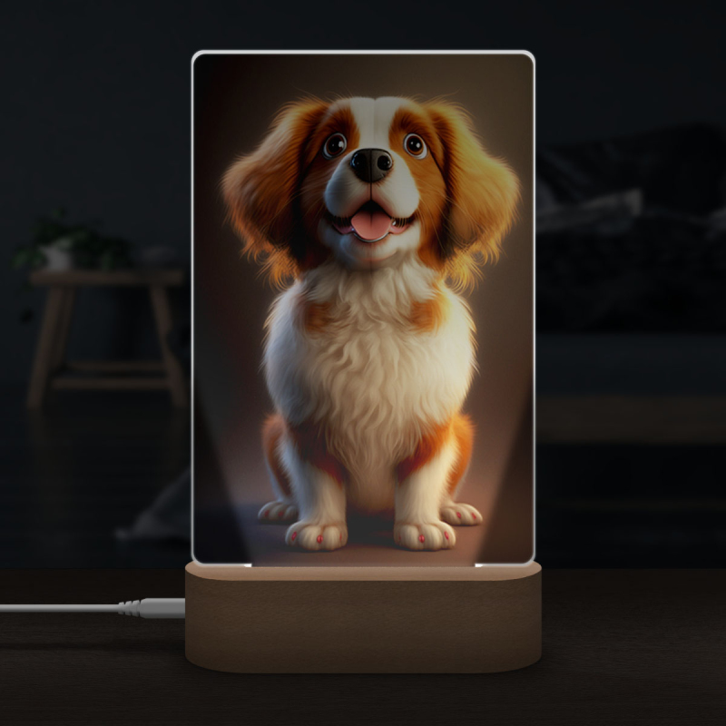 Holandský Kooikerhondje animovaný