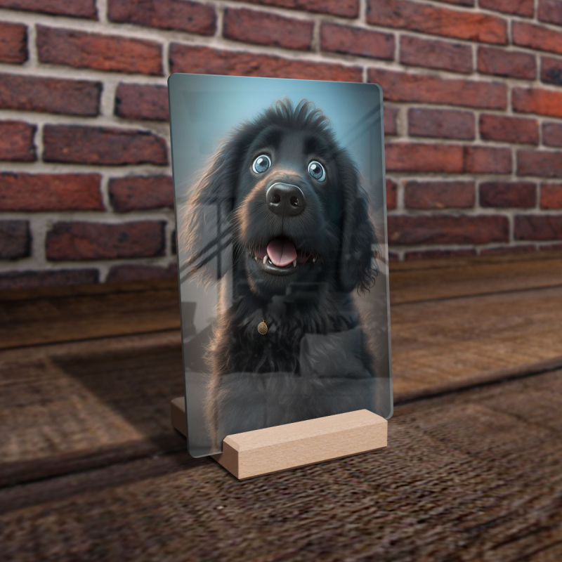 Flat Coated Retrívr animovaný