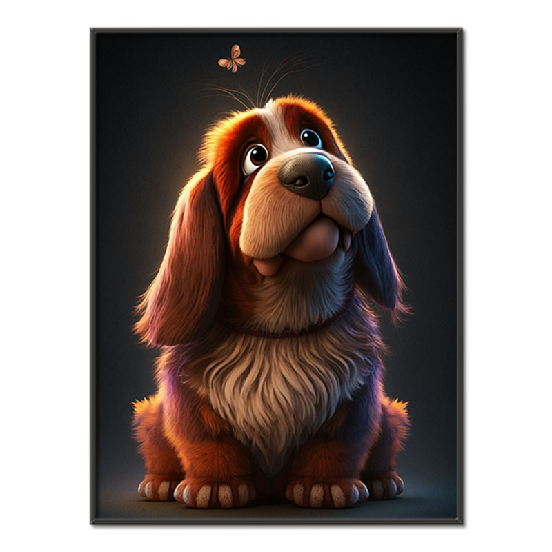 Petit Basset Griffon Vendéen animovaný