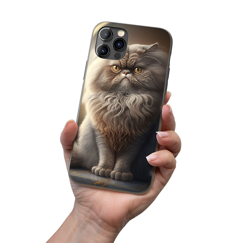 Perská kočka akvarel