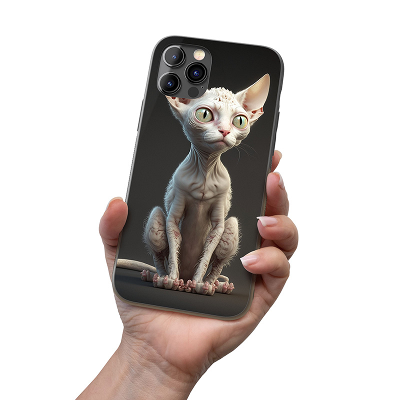 Cornish Rex kočka animovaná