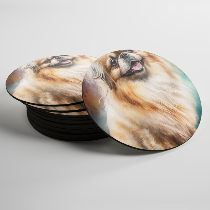 Podtácky Pekinéz akvarel