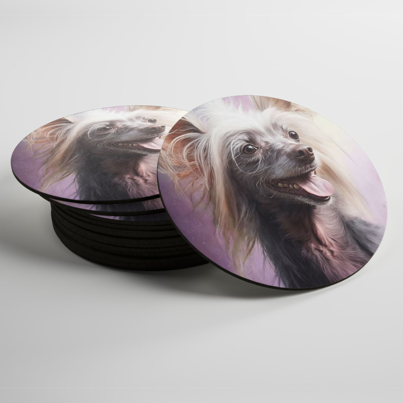 Podtácky Čínský chocholatý akvarel