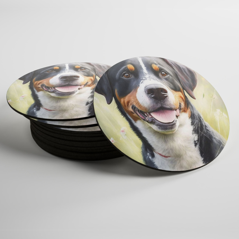 Podtácky Entlebucherský salašnický pes akvarel