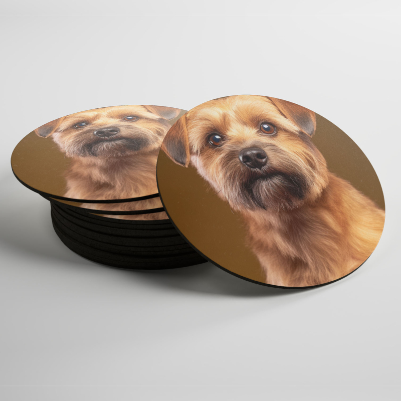 Podtácky Norfolský teriér realistic