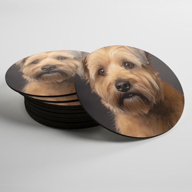 Podtácky Glen of Imaal teriér realistic