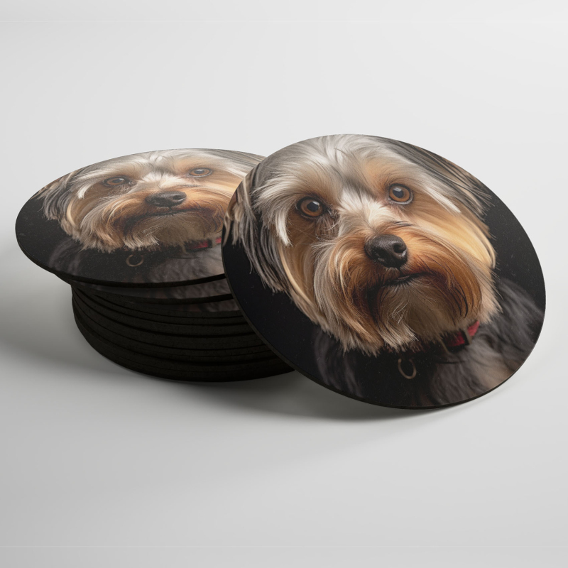 Podtácky Biewer teriér realistic