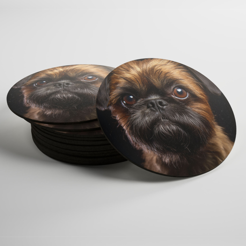 Podtácky Brussels Griffon realistic