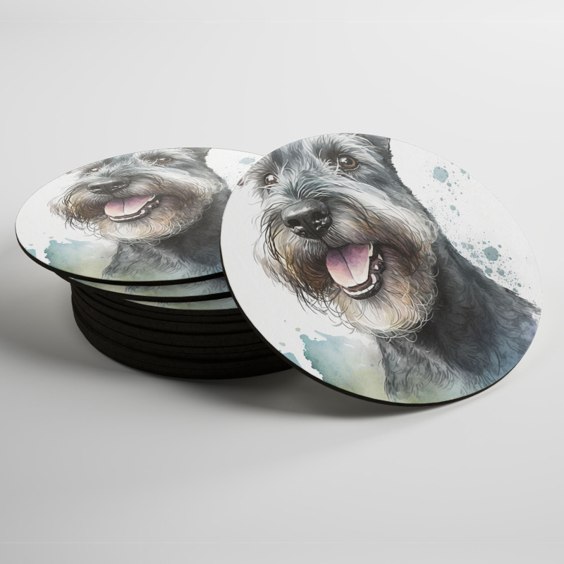 Podtácky Český teriér akvarel