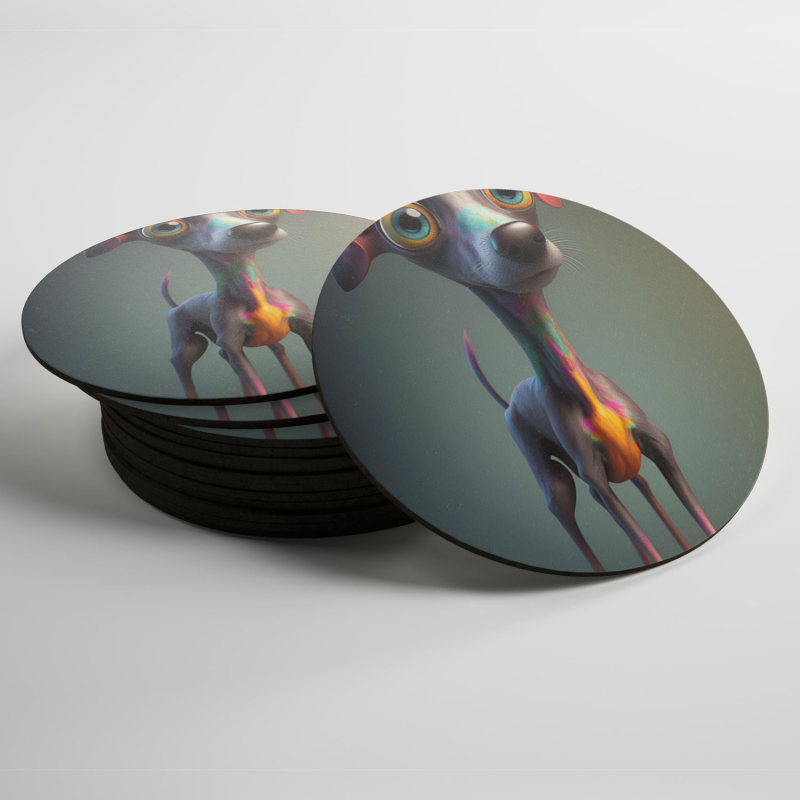 Podtácky Chrt animovaný