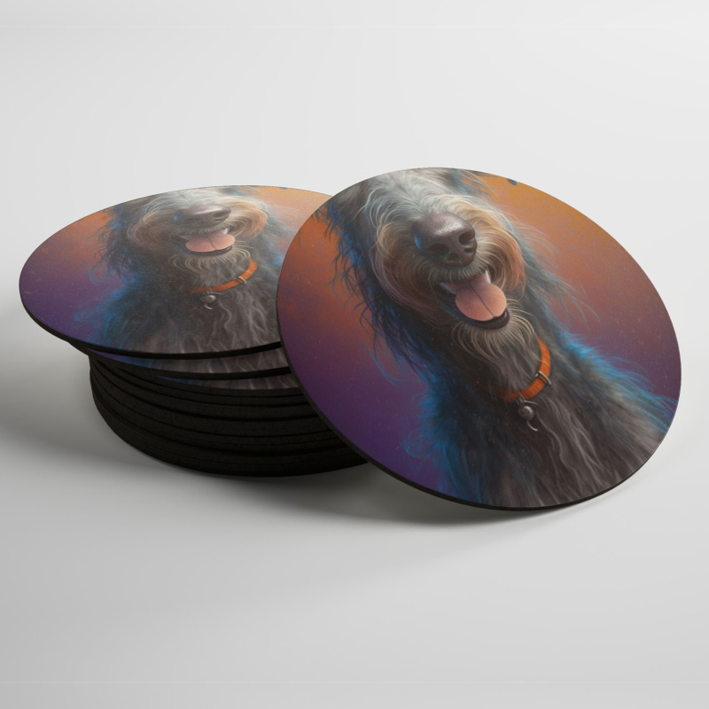 Podtácky Skotský deerhound animovaný