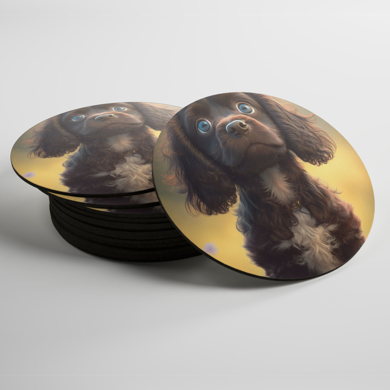 Podtácky Polní španěl animovaný