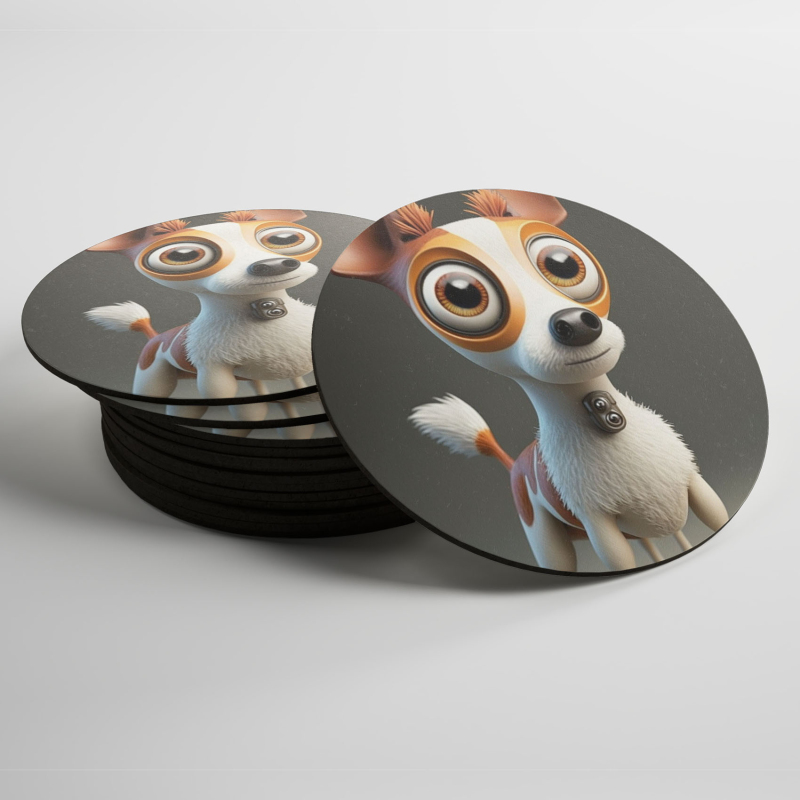 Podtácky Toy Fox Teriér animovaný