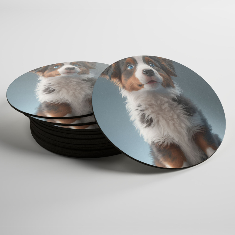 Podtácky Miniaturní americký ovčák animovaný