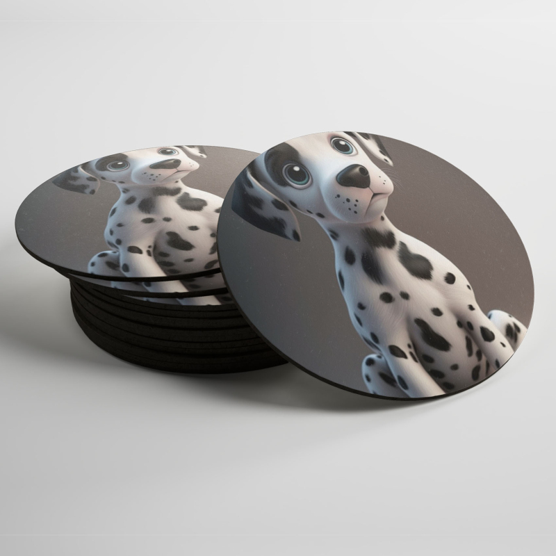 Podtácky Dalmatín animovaný