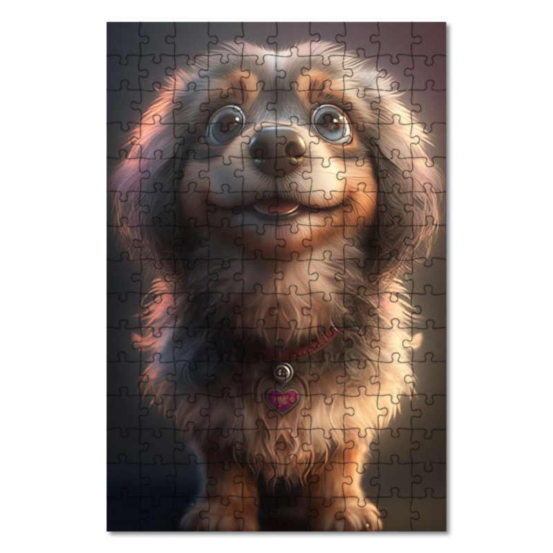 Dřevěné puzzle Chinook animovaný