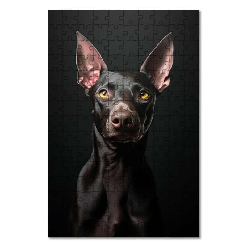 Dřevěné puzzle Xoloitzcuintli realistic