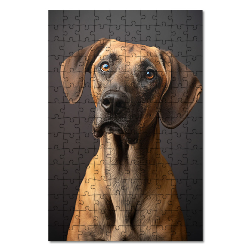 Dřevěné puzzle Sloughi realistic