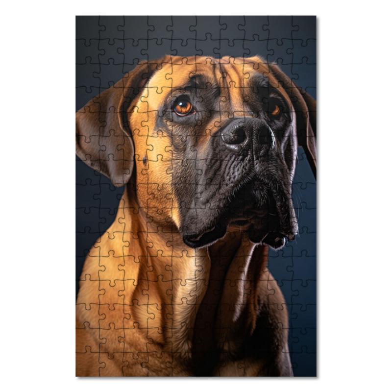 Dřevěné puzzle Boerboel realistic