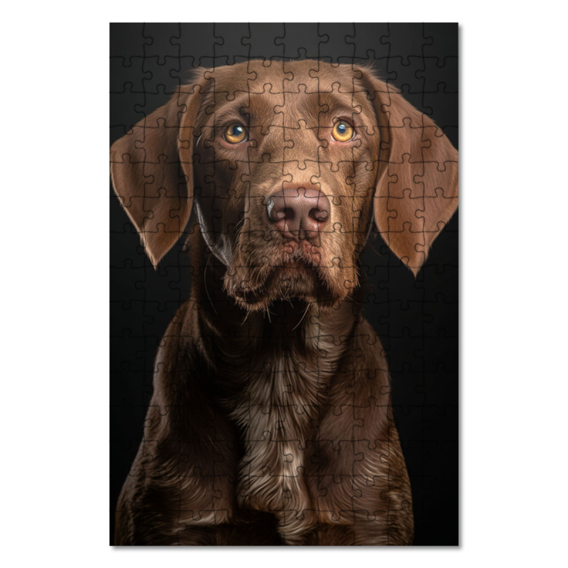 Dřevěné puzzle Vizsla realistic