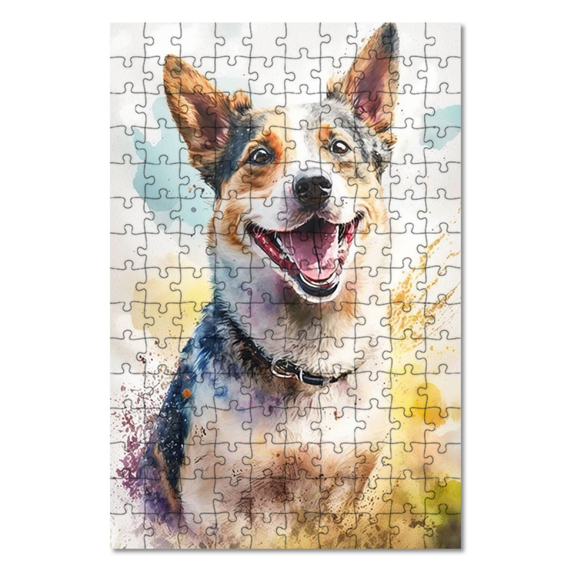 Dřevěné puzzle Cirnechi dell Etna akvarel