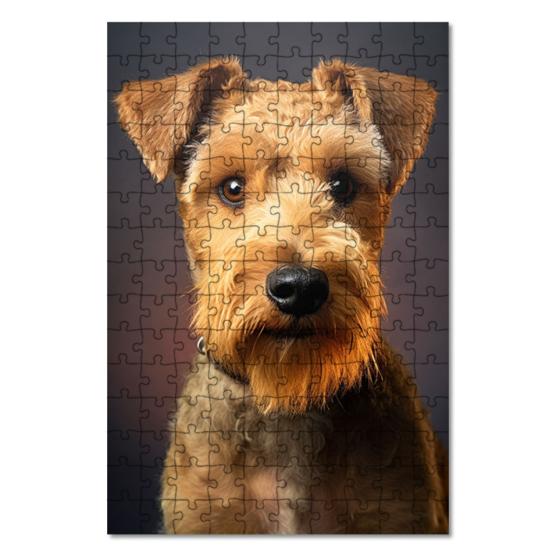 Dřevěné puzzle Lakeland teriér realistic