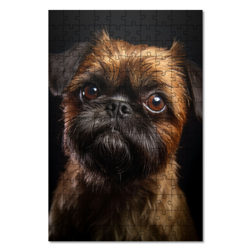 Dřevěné puzzle Brussels Griffon realistic