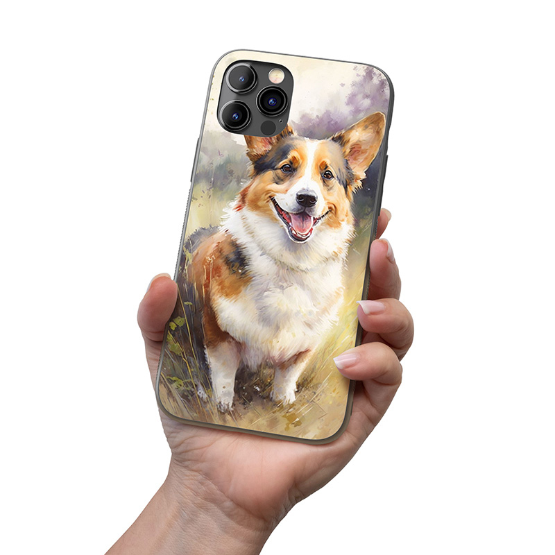 Cardigan Welsh Corgi akvarel