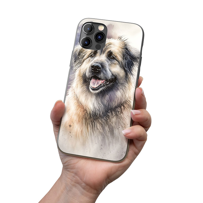 Pyrenejský ovčák akvarel