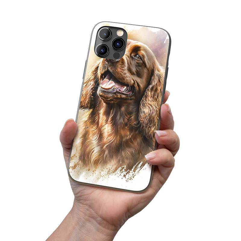 Sussex španěl akvarel